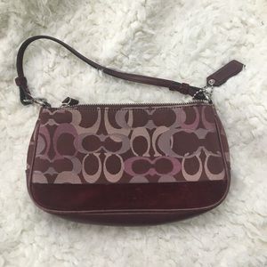 Burgundy Coach Purse